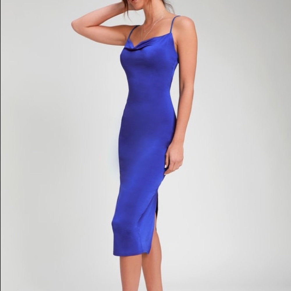 Blue Slip Dress